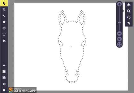 Horse Face Markings Drawing Game