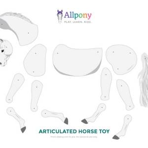 Articulated horse craft