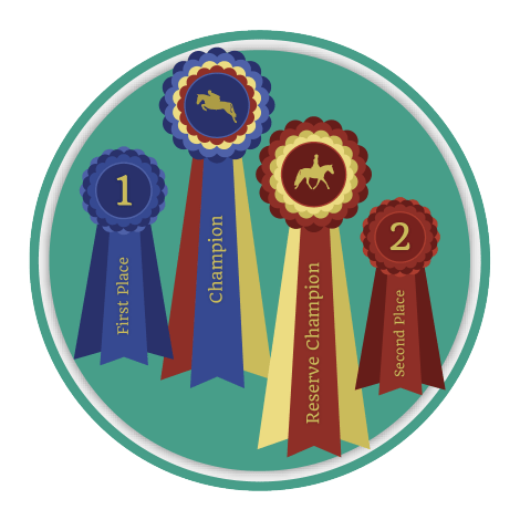 Horse Show Ribbons Icon