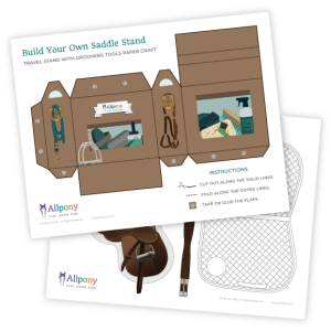 saddle rack paper craft activity