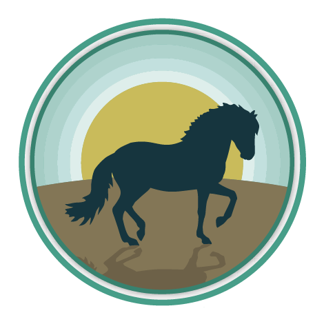 horse sun icon